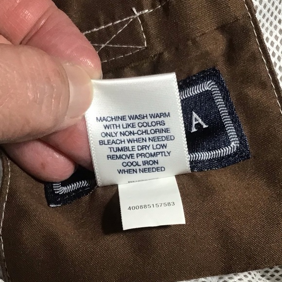 SONOMA Mens Hibiscus Print Brown Board Short Large - Picture 5 of 7